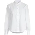 Gant Ganttil kvinder. 4300348 Skjorte Regular Fit poplin hvid (38), Casual, Bomuld, Lange ærmer