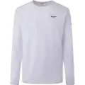 Pepe Jeans Pepe Jeanstil mænd. PM508211 T-shirt B Sico Original 2 Long N hvid (M), Sort, Casual, Bomuld, Korte ærmer
