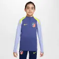 Nike Atlético Madrid Strike Nike Dri-FIT-fodboldtræningstrøje til større børn - lilla