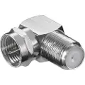 Goobay Angle adapter: F male > F female 90°