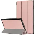 Mtp Products Tri-Fold Series Lenovo Tab M10 Smart Folio Cover - Rødguld