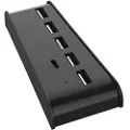 Mtp Products Sony PlayStation 5 Højhastigheds 6-Port USB Hub - 5x USB, 1x USB-C