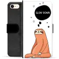 Mtp Products iPhone 7/8/SE (2020)/SE (2022) Premium Flip Cover med Pung - Slow Down