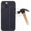 Mtp Products iPhone 13 Skærmbeskyttelse Hærdet Glas til Bagcoveret - 9H - Klar