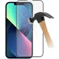Prio 3D iPhone 13/13 Pro/14 Hærdet Glas - 9H, 0.33mm - Sort