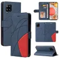 Mtp Products Bi-Color Series Samsung Galaxy A42 5G Pung - Blå