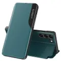 Mtp Products Samsung Galaxy S23 5G Smart Clear View Flip Cover - Grøn