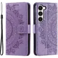 Mtp Products Samsung Galaxy S23 5G Mandala Series Etui med Pung - Lilla