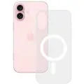 Ksix iPhone 16 Ksix Flex MagCharge Hybrid Cover - Gennemsigtig