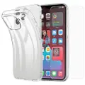 Saii iPhone 16 Pro Max Saii 2-i-1 TPU Cover & Skærmbeskyttelse Hærdet Glas