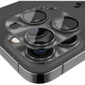 Mtp Products iPhone 16 Pro/16 Pro Max Hat Prince Full Cover Kamera Linse Skærmbeskyttelse Hærdet Glas - Sort