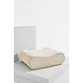 Pastill - Faye puf i fløjl - Beige - Fodskamler & puffer - - Homeroom