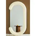 Pastill - Fred spejl 95x50 cm - Beige - Små spejle - - Homeroom