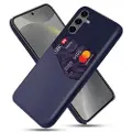 Mtp Products Samsung Galaxy S24 FE KSQ Cover med Kortholder - Blå
