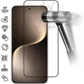 Mtp Products Honor Magic7 Skærmbeskyttelse Hærdet Glas - 9H - Full Fit - Sort Kant