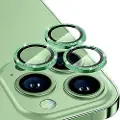 Mtp Products iPhone 16 Pro/16 Pro Max Hat Prince Glitter Kamera Linse Beskytter - Grøn