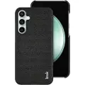 IMAK Samsung Galaxy S24 FE Imak Ruiyi Hybrid Cover - Karbonfiber - Sort