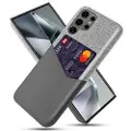 Mtp Products Samsung Galaxy S25 Ultra KSQ Cover med Kortholder - Grå