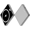 Mtp Products E30 10000mAh Magnetisk Powerbank – 15W Trådløs Opladning, PD + QC 20W Ekstern Batteripakke til Telefoner - Grå