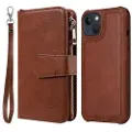 Mtp Products KT Multifunctional Series iPhone 14 Pung Taske - Brun