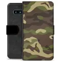 Mtp Products Samsung Galaxy S10 Premium Flip Cover med Pung - Camo