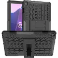 Mtp Products Anti-Slip Lenovo Tab M10 Gen 3 Hybrid Cover med Stand - Sort