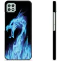 Mtp Products Samsung Galaxy A22 5G Beskyttende Cover - Blå Ild Drage