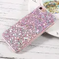 Mtp Products iPhone 7/8/SE (2020)/SE (2022) Glitter Flakes TPU Cover - Pink