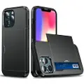Mtp Products iPhone 13 Hybrid Cover med Glidende Kortslot - Sort