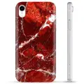 Mtp Products iPhone XR TPU Cover - Rød Marmor