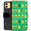 Mtp Products iPhone 11 Premium Flip Cover med Pung - Avocadomønster
