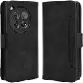 Mtp Products OnePlus 12 Pung Cover med Kortholder - Sort