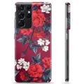 Mtp Products Samsung Galaxy S21 Ultra 5G TPU Cover - Vintage Blomster