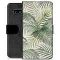 Mtp Products Samsung Galaxy S10 Premium Flip Cover med Pung - Tropic