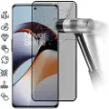 Mtp Products OnePlus 12R/Ace 3 Privacy Full Cover Skærmbeskyttelse Hærdet Glas - Sort Kant