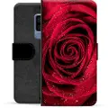 Mtp Products Samsung Galaxy S9+ Premium Flip Cover med Pung - Rose