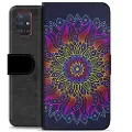 Mtp Products Samsung Galaxy A51 Premium Flip Cover med Pung - Farverig Mandala