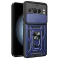 Mtp Products Google Pixel 8 Pro Roterende Ring Hybrid Cover med Kameraskjold - Blå