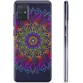 Mtp Products Samsung Galaxy A71 TPU Cover - Farverig Mandala
