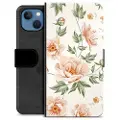 Mtp Products iPhone 13 Premium Flip Cover med Pung - Floral