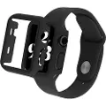 Mtp Products Apple Watch Series SE (2022)/SE/6/5/4 Plastikcover med Skærmbeskytter - 44mm - Sort