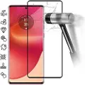 Mtp Products Motorola Edge 50 Fusion/G96 Skærmbeskyttelse Hærdet Glas - 9H - Full Fit - Sort Kant