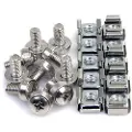 StarTech.com 100pkg M6 Mounting Screws & Cage Nuts