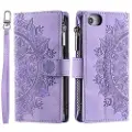 Mtp Products iPhone 16e Mandala Series Etui med Pung - Lilla