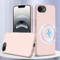 Mtp Products iPhone 16e Liquid Silikone Cover - MagSafe Kompatibel - Pink