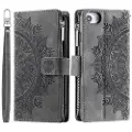 Mtp Products iPhone 16e Mandala Series Etui med Pung - Grå