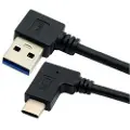 Mtp Products USB 3.1 Type-C / USB 3.0-Kabel - Sort