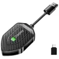 Mtp Products Q1D 2-i-1 kablet til trådløs CarPlay- og Android Auto-adapter - USB-A/USB-C-stik
