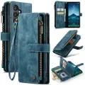 CASEME Samsung Galaxy S25 Caseme C30 Multifunktionel Pung - Blå