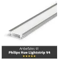 Light Solutions Aluminiumsprofil - Model G til Philips Hue og LIFX - Alu